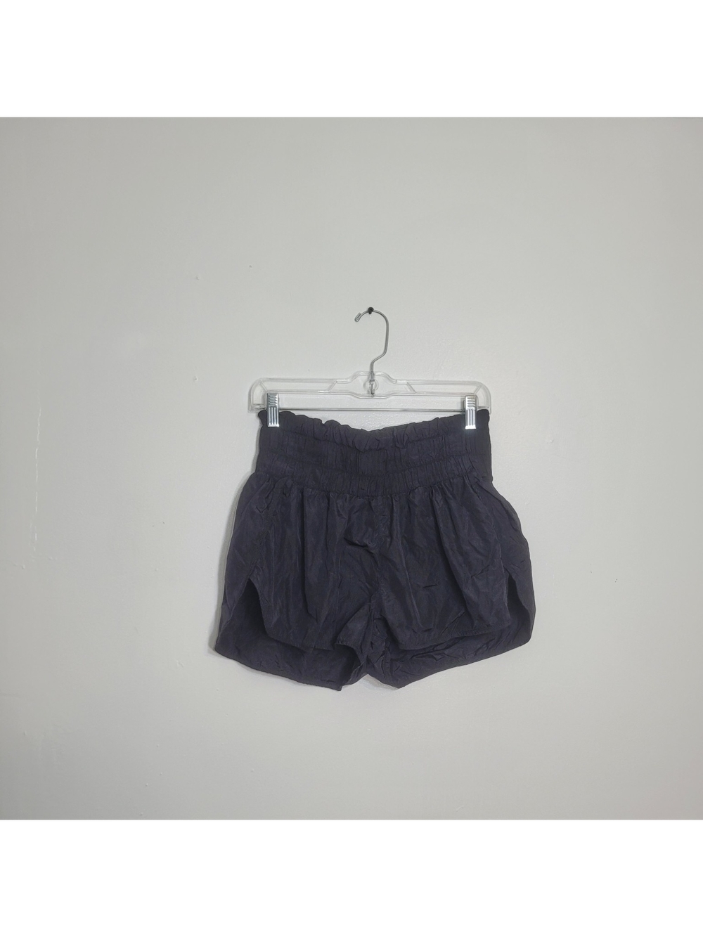 C'isa Black High Waisted Athletic Shorts Size Large